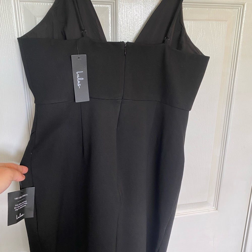 Lulus Black Sleeveless Dress NWT